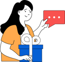 پیش‌نمایش فایل customer-receives-present-from-business-company-11186026 از پک رسانه‌های اجتماعی