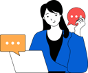 پیش‌نمایش فایل employee-resolves-customers-queries-11186040 از پک رسانه‌های اجتماعی