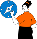 پیش‌نمایش فایل woman-finds-direction-on-magnetic-compass-11186080 از پک سفر