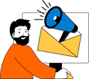 پیش‌نمایش فایل businessman-is-sending-marketing-mails-11186097 از پک شبکه اجتماعی