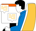 پیش‌نمایش فایل businessman-views-online-messages-11186113 از پک شبکه اجتماعی