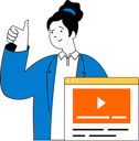 پیش‌نمایش فایل businesswoman-views-online-video-11186117 از پک شبکه اجتماعی
