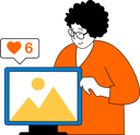 پیش‌نمایش فایل girl-receives-likes-on-her-image-11186108 از پک شبکه اجتماعی