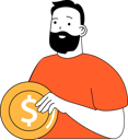 پیش‌نمایش فایل man-holding-money-11192462 از پک کسب و کار و امور مالی