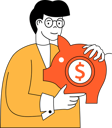 پیش‌نمایش فایل man-savings-money-in-piggy-bank-11192456 از پک کسب و کار و امور مالی