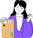 پیش‌نمایش فایل girl-with-calculator-11191891 از پک مدرسه و یادگیری