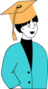 پیش‌نمایش فایل graduation-boy-giving-standing-pose-11191902 از پک مدرسه و یادگیری