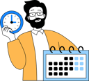 پیش‌نمایش فایل businessman-with-task-planning-11192265 از پک مدیریت زمان