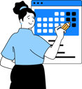 پیش‌نمایش فایل girl-making-business-plan-11192276 از پک مدیریت زمان