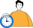 پیش‌نمایش فایل man-holding-clock-11192263 از پک مدیریت زمان