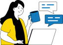 پیش‌نمایش فایل agent-assisting-customers-online-11192239 از پک کار تیمی