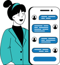 پیش‌نمایش فایل businesswoman-analyzing-customer-response-11192246 از پک کار تیمی