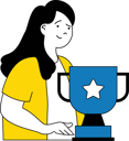پیش‌نمایش فایل businesswoman-have-achieved-winner-trophy-11192241 از پک کار تیمی