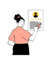 پیش‌نمایش فایل girl-write-employee-feedback-11191769 از پک استخدام
