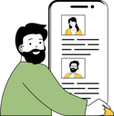 پیش‌نمایش فایل man-looking-online-employee-profile-11191754 از پک استخدام