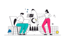 پیش‌نمایش فایل couple-working-from-home-11878278 از پک متفرقه