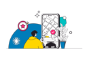 پیش‌نمایش فایل man-ordering-cab-using-mobile-app-11878283 از پک متفرقه