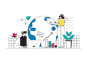 پیش‌نمایش فایل team-working-in-internaational-company-11878264 از پک متفرقه