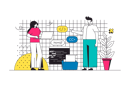 پیش‌نمایش فایل woman-and-man-working-on-programming-code-11878280 از پک متفرقه