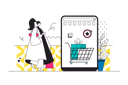 پیش‌نمایش فایل woman-doing-online-shopping-11878250 از پک متفرقه