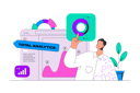 پیش‌نمایش فایل man-making-marketing-research-and-working-with-database-and-charts-11858149 از پک کسب و کار خلاق
