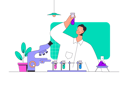 پیش‌نمایش فایل scientist-making-researches-and-experiment-at-lab-flask-11858157 از پک کسب و کار خلاق