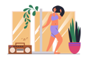 پیش‌نمایش فایل woman-doing-sensual-pole-dance-training-and-learning-new-moving-in-ballroom-studio-12141867 از پک فعالیت افراد
