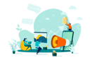 پیش‌نمایش فایل digital-marketing-campaign-2974900 از پک کسب‌وکار و ارتباطات