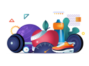 پیش‌نمایش فایل fitness-guide-2974871 از پک سبک گرادیانی