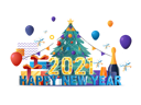 پیش‌نمایش فایل happy-new-year-2021-2974869 از پک سبک گرادیانی