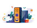 پیش‌نمایش فایل mobile-application-design-prototyping-and-programming-2974883 از پک سبک گرادیانی