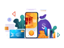 پیش‌نمایش فایل mobile-banking-2974892 از پک سبک گرادیانی