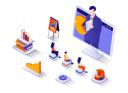پیش‌نمایش فایل business-training-3727500 از پک ایزومتریک