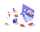 پیش‌نمایش فایل coworking-space-3727503 از پک ایزومتریک