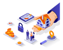 پیش‌نمایش فایل mortgage-3727513 از پک ایزومتریک