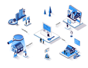 پیش‌نمایش فایل banking-services-3816920 از پک ایزومتریک
