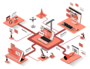 پیش‌نمایش فایل programming-company-3816921 از پک ایزومتریک
