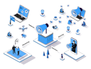 پیش‌نمایش فایل referral-marketing-3816923 از پک ایزومتریک