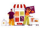 پیش‌نمایش فایل mobile-shopping-4122686 از پک کسب و کار