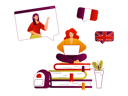 پیش‌نمایش فایل online-learning-foreign-language-4122688 از پک کسب و کار