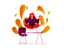 پیش‌نمایش فایل woman-doing-meditation-in-office-4122683 از پک کسب و کار