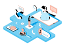 پیش‌نمایش فایل customer-help-center-4156877 از پک ایزومتریک
