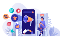 پیش‌نمایش فایل mobile-marketing-4153085 از پک کسب و کار