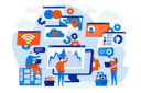 پیش‌نمایش فایل cyberspace-management-4152292 از پک تکنولوژی