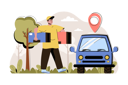 پیش‌نمایش فایل deliveryman-going-to-deliver-parcel-4517558 از پک خرید و تحویل