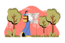 پیش‌نمایش فایل lady-travelling-with-the-help-of-map-4517625 از پک تعطیلات و سفر