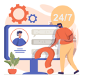 پیش‌نمایش فایل man-contacting-online-support-4621556 از پک دستیار