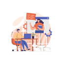 پیش‌نمایش فایل man-talking-with-online-support-assistant-4621557 از پک دستیار