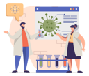 پیش‌نمایش فایل scientist-doing-experiment-on-coronavirus-4621475 از پک علم