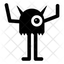 پیش‌نمایش فایل monster-3376318 از پک شخصیت هیولای تک چشم بامزه